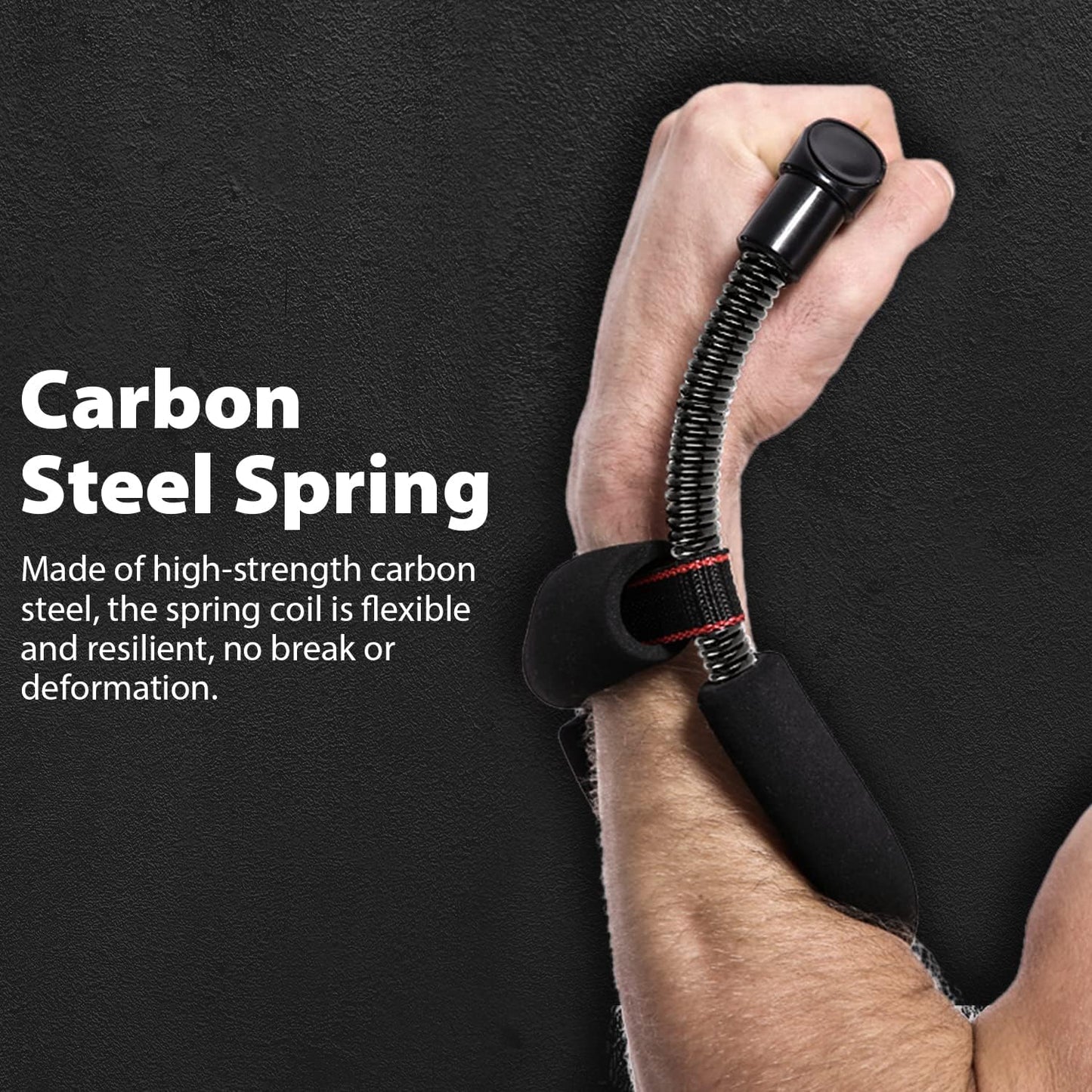 Forearm Strengthener – Adjustable Wrist & Grip Exerciser for Powerful Hand, Wrist, and Arm Training | Fitness Equipment for Home Gym, Athletes & Beginners