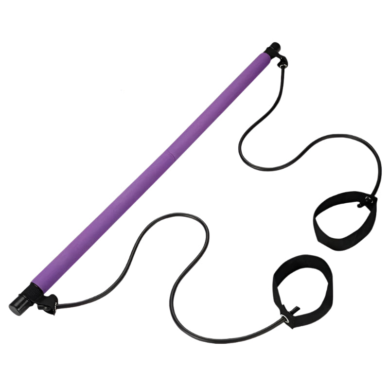 Pilates Bar Kit with Resistance Bands – Full Body Workout Stick