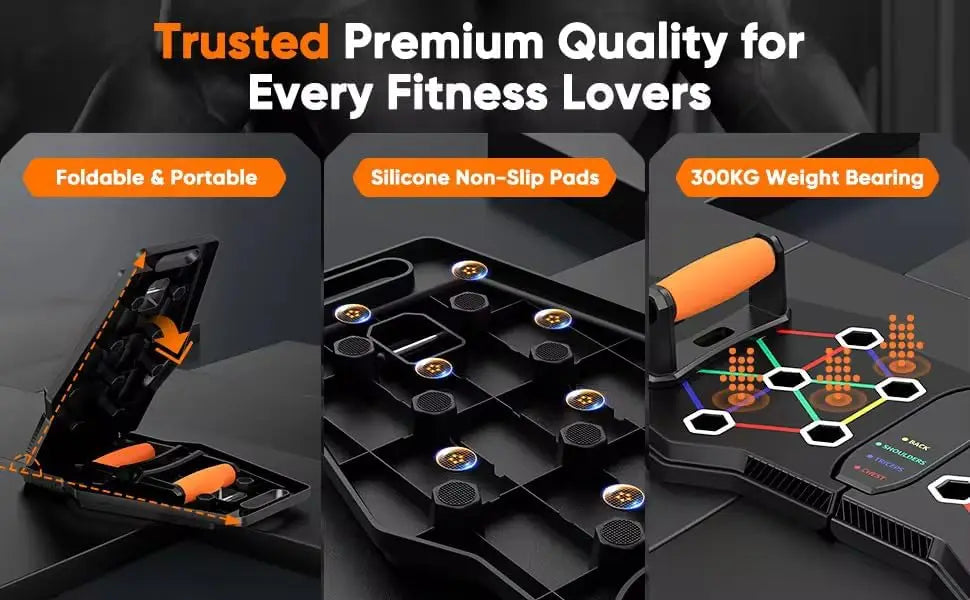 Portable Push Up Board, 25-In-1