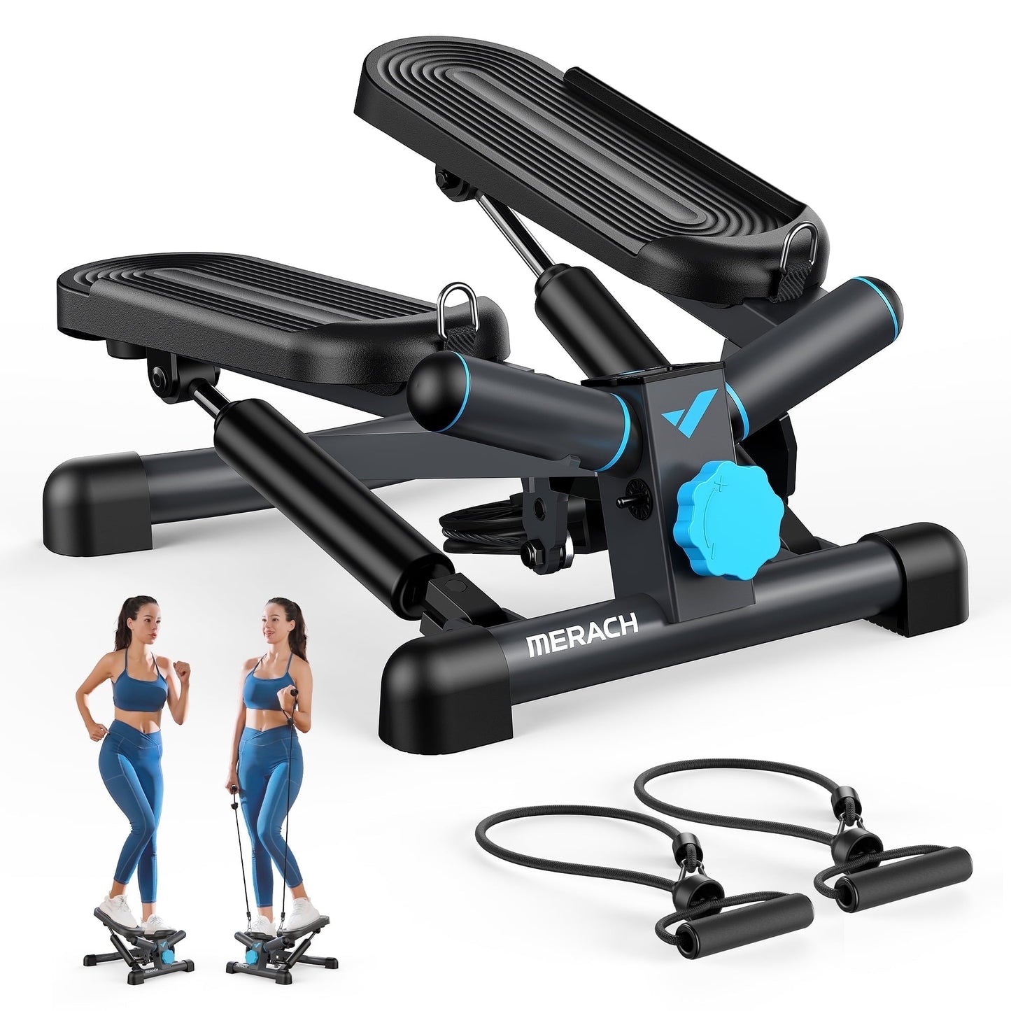Mini Stair Stepper - 330lbs Capacity, Portable Home & Office Workout