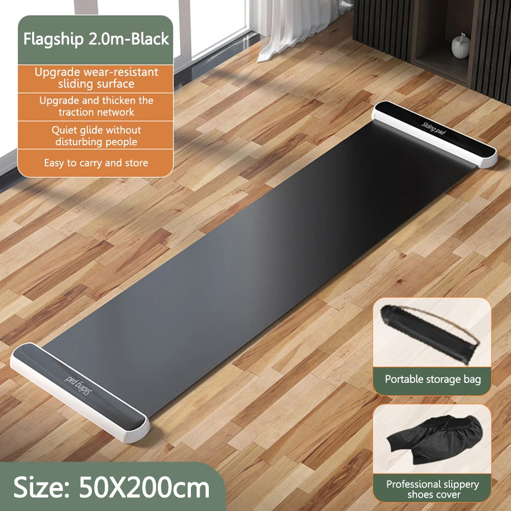 140/180/200CM Yoga Sliding Mat