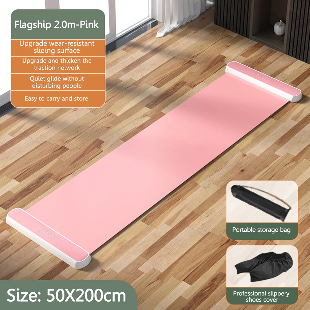 140/180/200CM Yoga Sliding Mat