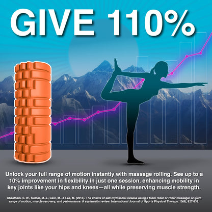 Premium Multi-Density Foam Roller: Soothes Muscles And Improves Mobility